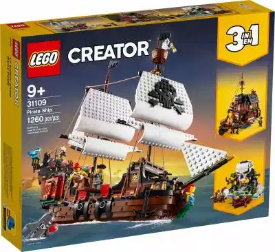 Lego Creator 31109 Statek piracki 3w1 Allegro/Dziecko/Zabawki/Klocki/LEGO/Zestawy/Creator 3 w 1