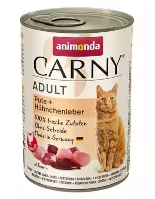 ANIMONDA Cat Carny Adult indyk i wątróbk Dla kota/Karmy dla kota/Mokre karmy