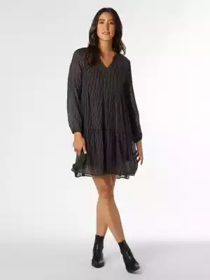Sukienka marki comma z lejącej krepy wyróżnia się wyjątkowo kobiecym wyglądem.