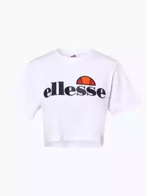 ellesse - T-shirt damski, biały Podobne : Damski t-shirt z krótkim rękawem, z napisem  idealnie nieidealna, niebieski - 29226