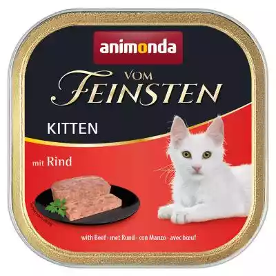 Megapakiet Animonda vom Feinsten Kitten, Podobne : Animonda Vom Feinsten Adult, 18 x 85 g - Z dziczyzną i filetem z indyka - 339790