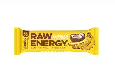 Baton RAW ENERGY banan-kokos BEZGL. 50 g Słodycze i przekąski > Słodkie przekąski > Batony