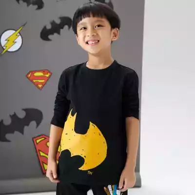 Sinsay - Koszulka Batman - Czarny Podobne : Mssugar Batman Kids Boys Kostium cosplayowy z maskami Zestaw Halloween Carnival Party 7-8 lat - 2732355