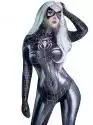 Suning Damski kostium cosplayowy Spidermana, kombinezon halloweenowy czarny 2XL