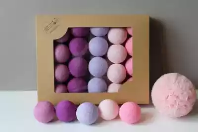 Cotton Balls Light Berry 50 szt. Dziecko > Pokój dziecka > Oświetlenie > Cotton balls