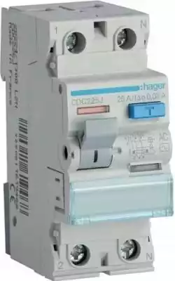 Wyłącznik różnicowoprądowy 1P+N 25A 30mA Podobne : Hager SBN116 16A 1FAZ Rozłącznik Izolacyjny Główny - 1961009