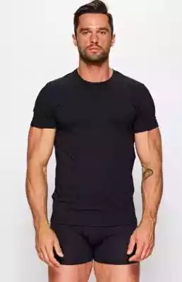 Koszulka męska 01/9-82/1 (czarny) Podobne : Bawełniana koszulka męska gładka T‑BASIC plus size - 27497