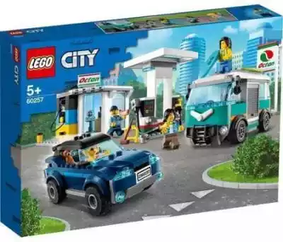 Dzieciom zainteresowanym modelami samochodów spodoba się zestaw LEGO® City Stacja benzynowa...