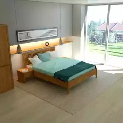 Łóżko GLAMOUR EKODOM drewniane : Rozmiar Dom i wnętrze/Meble/Sypialnia/Łóżka