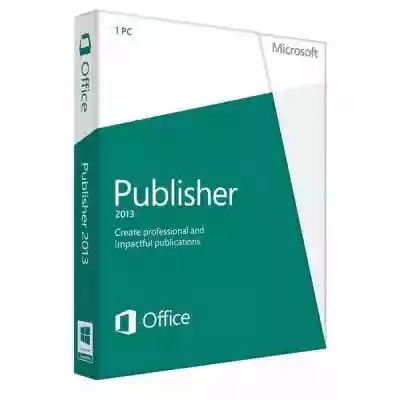 With the publishing software Microsoft Publisher 2013,  you can create professional print products such as catalogs,  brochures and flyers in just a few steps. You can also use the newsletter design software. If you license Microsoft Publisher 2013 cheaply through our Store,  you will have