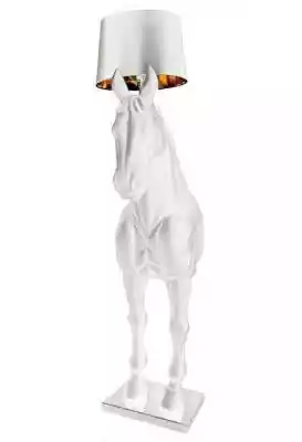 Lampa podłogowa KOŃ HORSE STAND M biała 