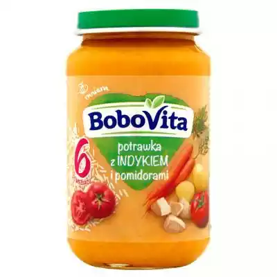 BoboVita - Potrawka z indykiem i pomidor Podobne : BoboVita Porcja zbóż Kaszka bezmleczna 7 zbóż jagoda-jeżyna jabłko po 8 miesiącu 170 g - 839496
