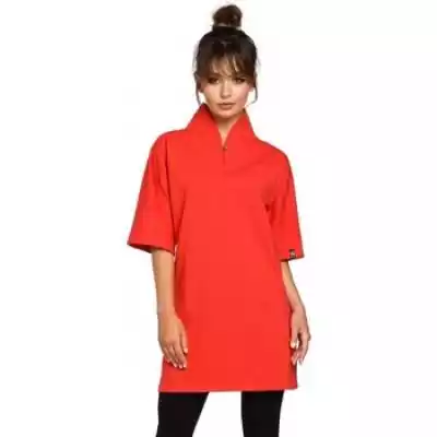 Tuniki Be  B043 Tunika kimono - czerwona  multicolour Dostępny w rozmiarach dla kobiet. EU XXL, EU S, EU M, EU L, EU XL.