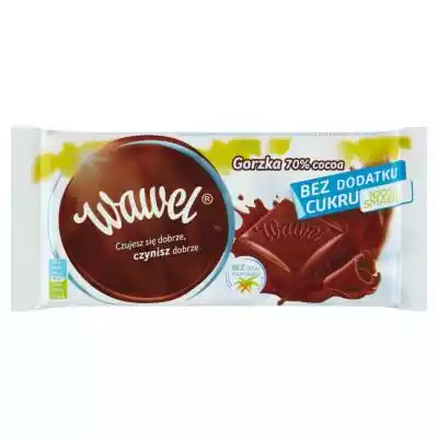 Wawel - Czekolada gorzka 70% Podobne : Hachez - Gorzka czekolada z truskawką i pieprzem - 223799