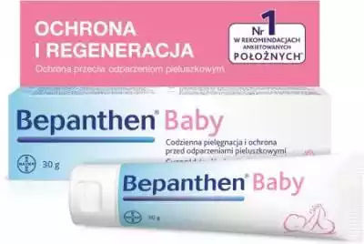 Bepanthen BabyWspiera naturalne procesy regeneracyjne przeciw odparzeniom...