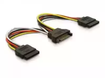 Kabel Delock Sata zasilający 0,15 m Allegro/Elektronika/Komputery/Dyski i pamięci przenośne/Obudowy i kieszenie/Adaptery IDE/SATA