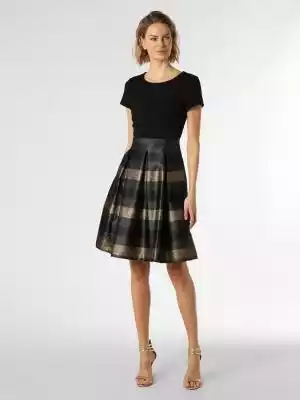 Wyrafinowana kobiecość: wyrazista sukienka koktajlowa marki Marie Lund wyróżnia się rozkloszowaną spódnicą i głębokimi kieszeniami z boku.