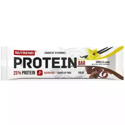 Nutrend - Baton proteinowy Wanilia Podobne : Baton Proteinowy O Smaku Truskawkowym Protein Bar Strawberry Flavour - 45 g - 118446