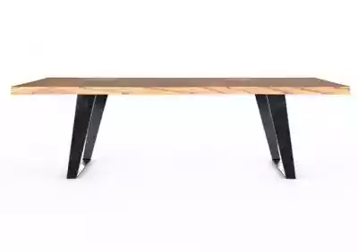 Stół loftowy 190cm z czarnymi nogami / D Meble > Stoły