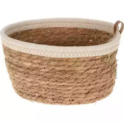 Koszyk pleciony z trawy morskiej Tanaro, Podobne : Makrama z trawy morskiej Orange Madam Stoltz - 30752