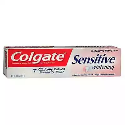 Colgate Sensitive Whitening Maximum Stre Zdrowie i uroda > Higiena osobista > Higiena jamy ustnej > Pasty do zębów