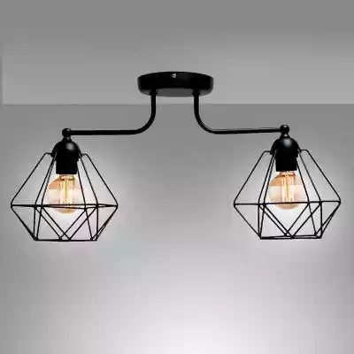 Lampa 2-Gerda czarna LW2 Podobne : Czarna lampa stołowa w stylu glamour 2szt. RILA - 161571