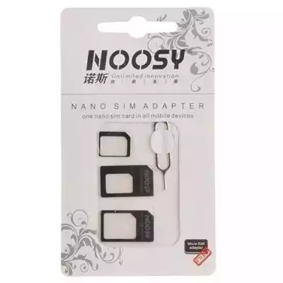 ADAPTER NANO SIM NA MICRO SIM - NOOSY +  Podobne : Nokia GO Earbuds 2+ Biały - 1919