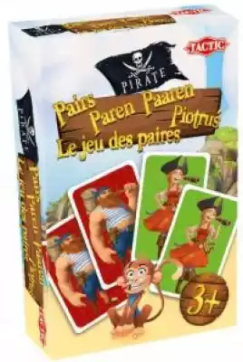 Gra karciana Piraci - Piotruś (wysyłka w pełnych displayach po 12 szt). Cena za display.Gra dla 2-8 osób w wieku 3+.