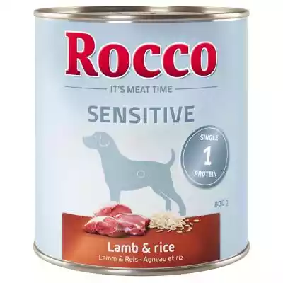 Megapakiet: Rocco Sensitive, 24 x 800 g  Podobne : Rocco warkocz do żucia, z penisów wołowych - 2 x 30 cm - 348421