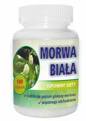 Morwa biała 180 tabletek Suplement Diety Zdrowie i uroda > Suplementy diety