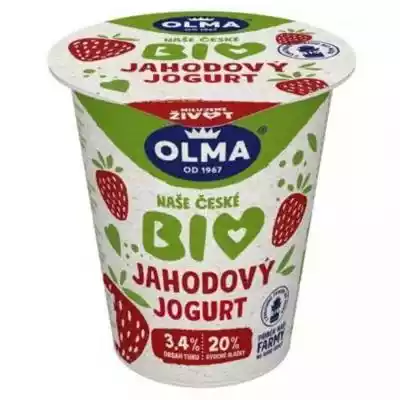 Olma - Bio Jogurt truskawkowy Podobne : Mlekpol Jogurt Truskawkowy Kubek 150 G - 139544