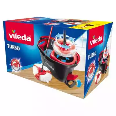 VILEDA - Mop obrotowy Vileda Turbo Podobne : Vileda Mop 1-2 Spray MAX Box - 421514