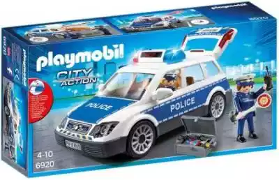 Playmobil 6920 City Action Radiowóz Poli Podobne : Playmobil Zestaw City Action 70 899 Transporter policyjny ze światłem i dźwiękiem - 261485