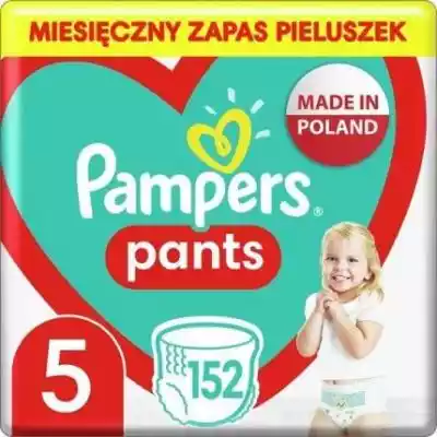 Pampers Pants Junior 5 12-17Kg 152 Sztuk Podobne : Pampers Pants MSB rozmiar 5, 152 pieluszki - 21602
