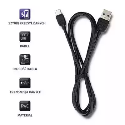 Qoltec Kabel USB typ C | USB 2.0 A | 1.2 Telefony/Akcesoria dla telefonów/Kable