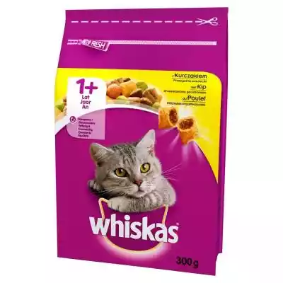 Whiskas wie,  co kocha Twój kot i czego naturalnie potrzebuje,  Sucha karma Whiskas 1+ to kompletny i zbilansowany pokarm,  z witaminami i minerałami,  stworzony by Twój kot żył długo,  zdrowo i szczęśliwie.Pod kątem odżywczym,  nasze posiłki zapewniają Twojemu kotu wszystko czego potrzebu