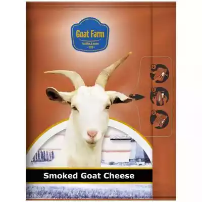 Goat Farm - Ser kozi wędzony w plastrach Podobne : GOAT FARM Ser topiony z sera koziego i owczego w plastrach 100 g - 253930