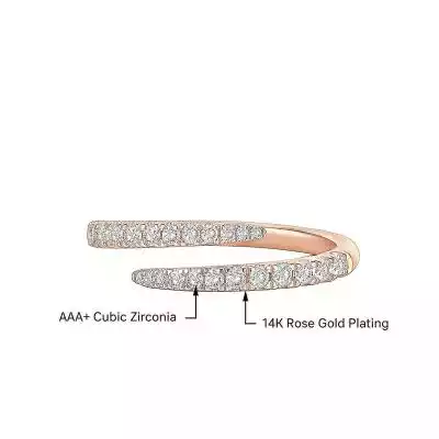 Pierścionek damski Rhinestone Wedding Jewelry Ring Adjustable Alloy Gift#!!#This stylish rhinestone ring ma niepowtarzalny design,  doskonały ...
