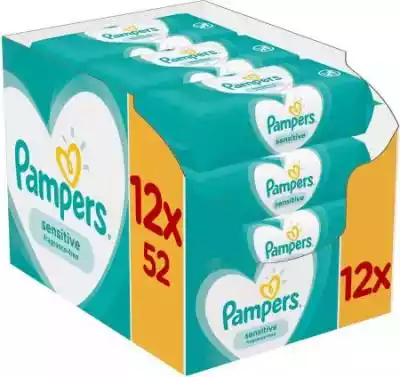 Pampers Sensitive Chusteczki nawilżane 1 Podobne : Procter&Gamble Pampers Pieluchomajtki Rozmiar 6 15Kg+ 132szt. - 21636
