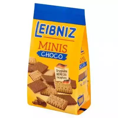 Leibniz - Minis herbatniki w czekoladzie Podobne : San Petitki Herbatniki z mleczną czekoladą 37 g - 839486