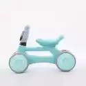 Mssugar Dziecko Plastik Push Along Walking Bike Kids Cycle Zabawki Bez pedału Dzieci Przesuwany rower biegowy Niebieski