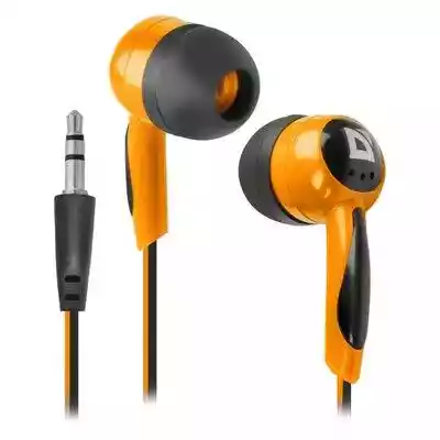 Słuchawki Defender BASIC 604 douszne czarno-pomarańczowe