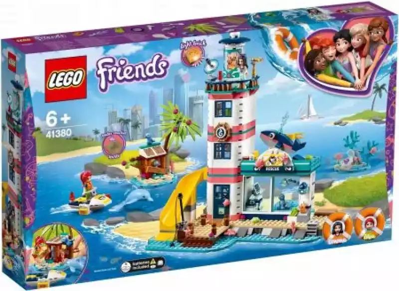 LEGO Friends 41380 Centrum ratunkowe w latarni morskiej  ceny i opinie