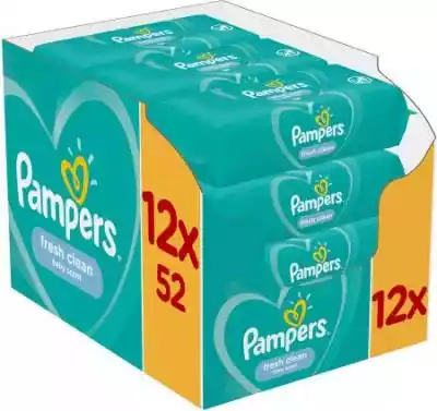 Pampers Fresh Clean Chusteczki nawilżane Podobne : Fa Men Fresh & Free Dezodorant w kulce 50 ml - 854776