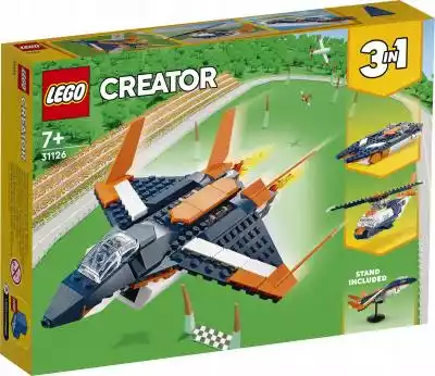 Lego Creator Odrzutowiec naddźwiękowy 3w Podobne : Klocki Creator 31126 Odrzutowiec naddźwiękowy 3 - 3053694