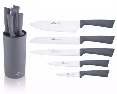 Zestaw noży w bloku 994 Smart Grey komplety sztuccow