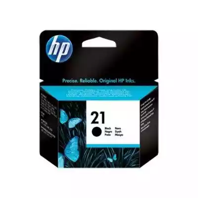 Czarny kartridż atramentowy tusz HP 21,  HP C9351AE. Czarny kartridż atramentowy HP 21 łączy w sobie opatentowane formuły atramentu z zaawansowaną technologią atramentowych wkładów drukujących,  dzięki czemu umożliwia uzyskanie wyraźnego,  czarnego tekstu laserowej jakości.