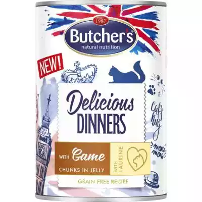 BUTCHER'S Delicious Dinners Kawałki z dz mokre karmy