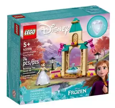 Lego Kraina Lodu Dziedziniec zamku Anny  Zestaw LEGO Disney Dziedziniec zamku Elzy daje dzieciom w wieku od pięciu lat nieograniczone możliwości zabawy. Zawiera łuk dziedzińca,  fontannę,  szczegółową minilaleczkę i figurkę LEGO salamandry. W komplecie jest też wyjątkowa „di