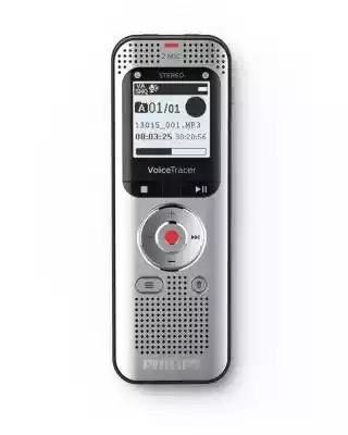 Philips Dyktafon DVT2050 Podobne : Xceedez Cyfrowy dyktafon 32 GB, rejestrator aktywowany głosem Wbudowany głośnik Szary antracytowy - 2720859